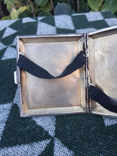 Art Deco Sterling Silver Cigarette Case(101 Grams)