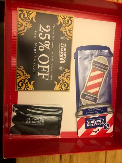 Men's grooming grafton barber shave set