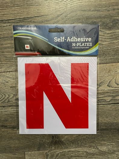 Team Racing Self Adhesive N Plates