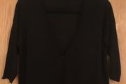 ZARA Black Cropped Cardigan M New