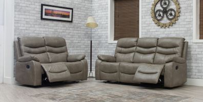 new 3+2 taupe sofa sets