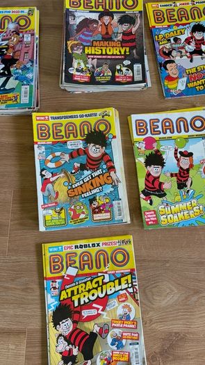 Beano bundle of 65 comics