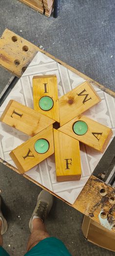 Handmade centrepieces