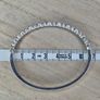 Authentic Pandora Sterling Silver Sparkling Geometric Marquise Bangle Bracelet with Box Image 6