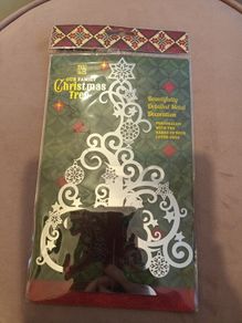Personalise christmas metal tree