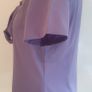 Simon Jersey Lilac Tie Neck Blouse Office Salon Therapist Work Uniform UK8 Payment by Paypal or Revolut Image 3