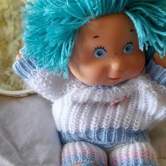 Vintage Cabbage Patch Kids Doll in Plastic Cauliflower