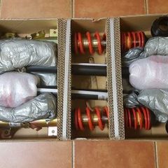 BMW Z3 Coupe Roadster E36 Compact SUPERSPORT Black Evolution Coilovers MADE in Germany
