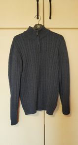 Tokyo Laundry Navy Quarter Zip Jumper