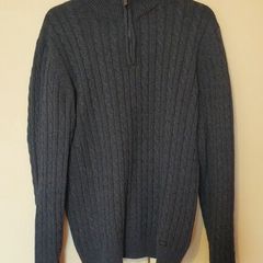 Tokyo Laundry Navy Quarter Zip Jumper