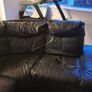 Black corner sofa Image 3