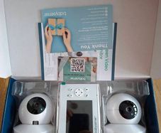 Babysense V43 2-camera split screen monitor (brand new)