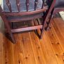 6 vintage mid century dining/ kitchen chairs . Teak Image 7