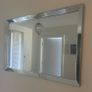 Silver wall mirror Image 2