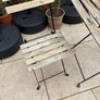 Patio Garden little Table and x2 chairs Image 2