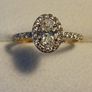 14ct Yellow Gold Petite Lab Grown Diamond Solitaire Ring with Accents Image 2