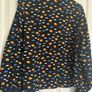 nwt Rant and Rave thalia dot print zip front blouse (black / blue / yellow) size 14 Image 7