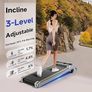 Walking Pad with Incline 3 in 1 Under Desk Treadmill for Home and Office 2.5 HP Walking Treadmill 300 Lbs Portable Incline treadmills with LED Display Remote Control & APP Image 2