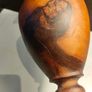 Vintage 10" Burr Walnut Vase Image 10