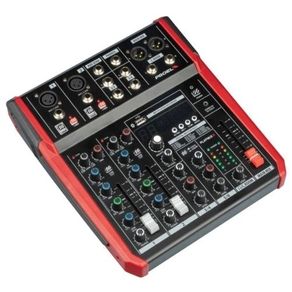 Proel PLAYMIX6 Compact Mixer with Built-in Effects, Bluetooth  USB