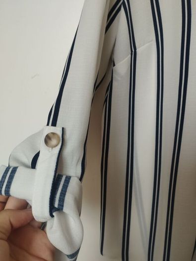 stripey blouse