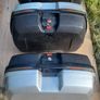Givi motorcycle touring hard cases with Wingrack and Top Case Plate Image 3