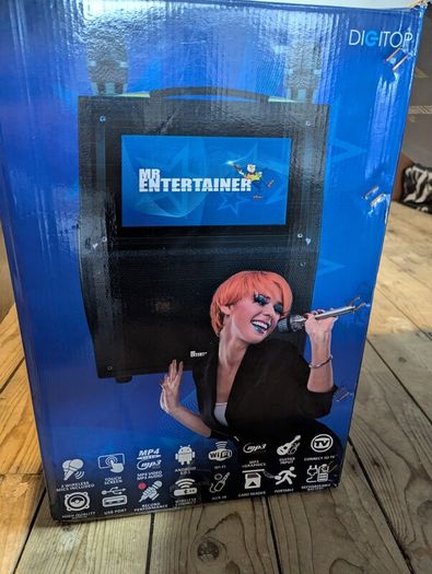 touchscreen karaoke machine
