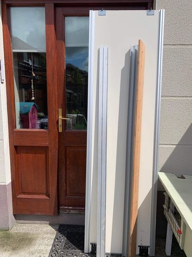 sliding door with mirror