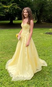 Yellow Debs Dress
