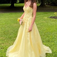 Yellow Debs Dress