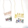Personalized Child's Drawing Necklace | 925 Sterling Silver | Custom Kids Artwork Jewelry | Handmade Keepsake Gift Image 2