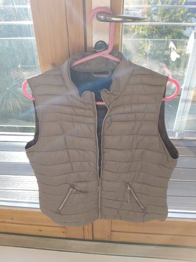 Mango Ladies Sleeveless Jacket Sz Large