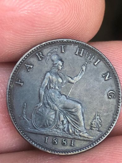 1881 Farthing Victoria