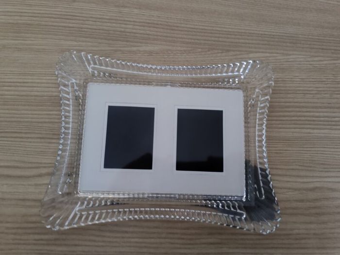 Waterford Crystal Double Photo Frame: Beautiful Condition