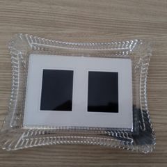 Waterford Crystal Double Photo Frame: Beautiful Condition
