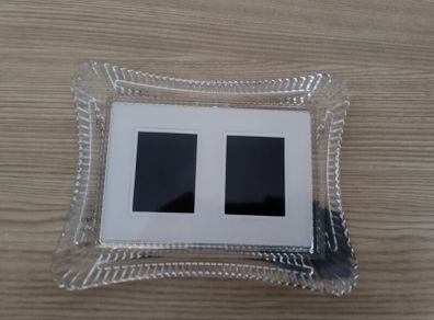 Waterford Crystal Double Photo Frame: Beautiful Condition