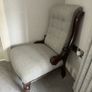 antique slipper chair Image 4