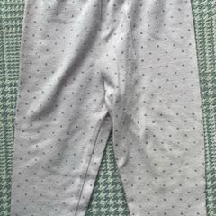 The Little White Company light pink polka dot leggings Sz 9-12 mths EUC
