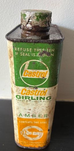 Vintage Castrol Brake Fluid Tin