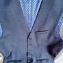 Boys/mens 3 piece navy  suit for sale - worn once - perfect for TY Ball, Debs, race day , wedding Image 3