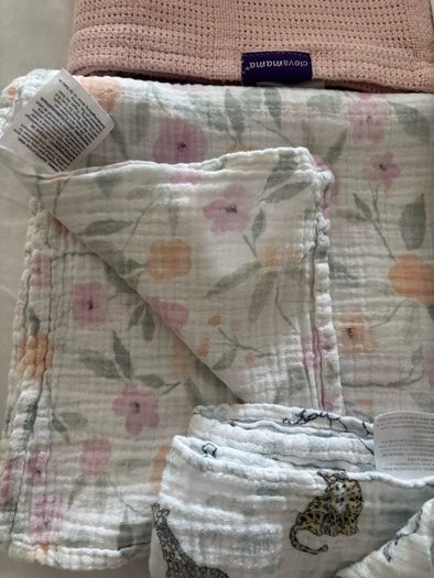 7-Piece Baby Blanket & Muslin Bundle