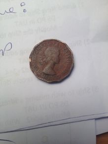 United Kingdom Great Britain Three Pence 1953