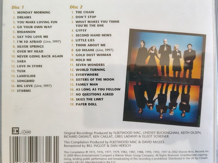 Fleetwood Mac - The Very Best Of 2xCD (2002) Remastered Compilation Classic Rock EX+
