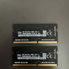 SK Hynix 2x 4Gb memory module 2666v