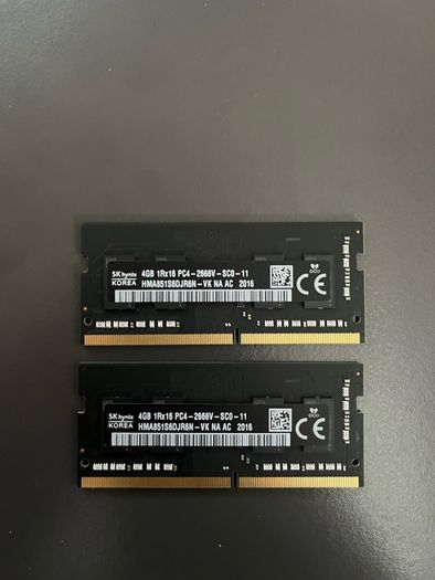 SK Hynix 2x 4Gb memory module 2666v