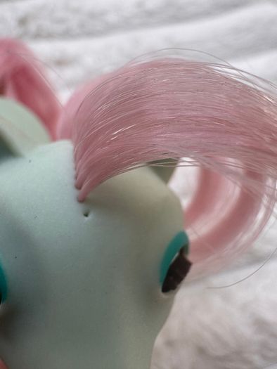 My Little Pony Baby Cuddles G1 1986 Beddy Bye Eye MLP Dirty approx. 7.5 cm. Used sometimes left eye opens only to the middle Please see photos