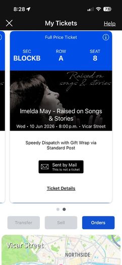 Imelda May tickets Face Value