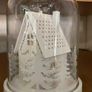 Christmas LED Glass Globe Cottage Image 5
