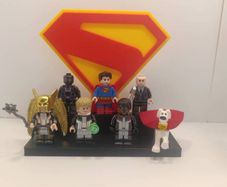 Superman Minifigure Display Set