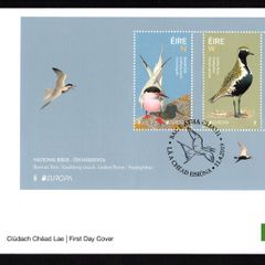 2019 Ireland Europa National Birds Commemorative Stamps Miniature Sheet An Post First Day Cover (FDC)